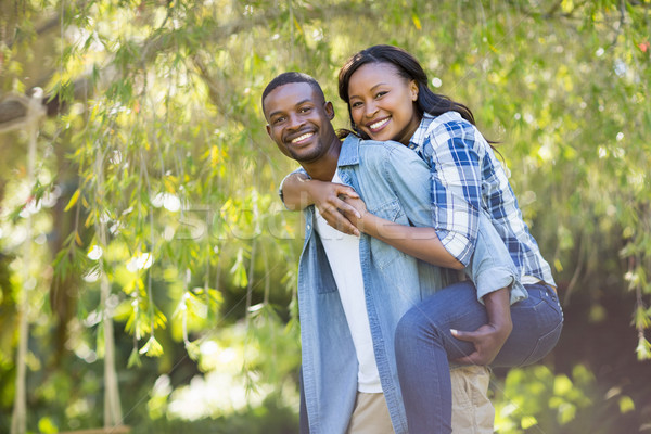 Happy couple posing together Stock photo © wavebreak_media