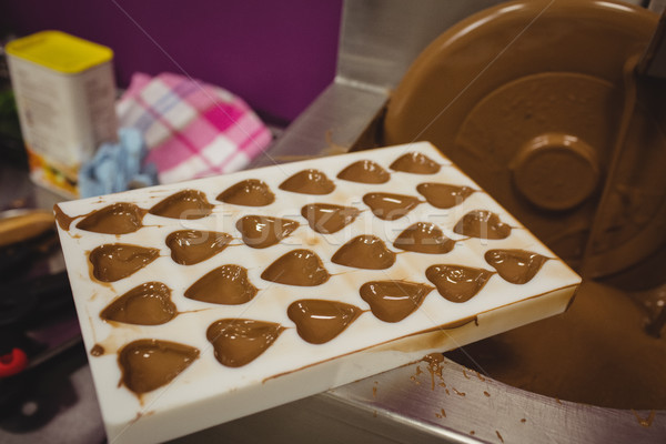 Gesmolten chocolade machine fabriek Stockfoto © wavebreak_media