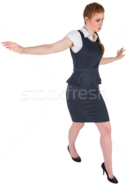 üzletasszony egyensúlyoz tett fehér vállalati női Stock fotó © wavebreak_media