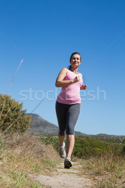 Active woman jogging in the countryside Stock photo © wavebreak_media