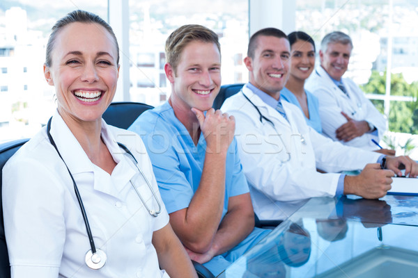 équipe médecins souriant caméra homme [[stock_photo]] © wavebreak_media