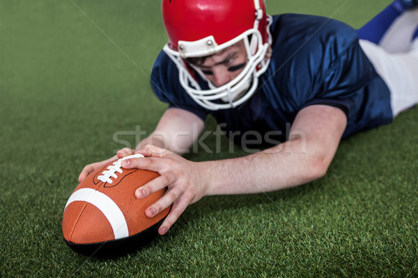 American football player scoring a touchdown Stock photo © wavebreak_media