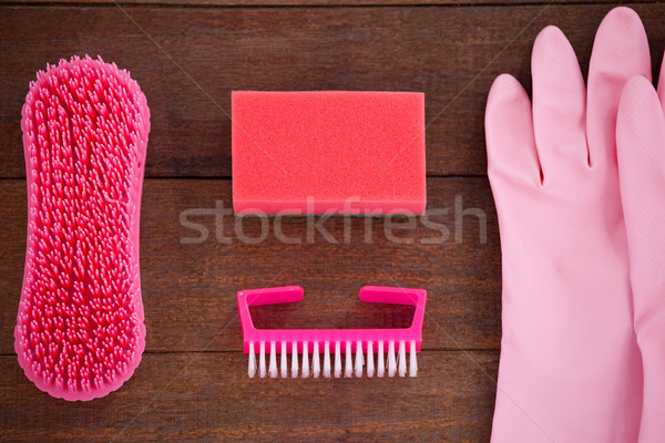 Stockfoto: Roze · kleur · schoonmaken · uitrusting