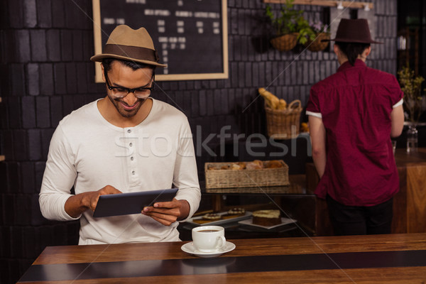 Man using a tablet Stock photo © wavebreak_media