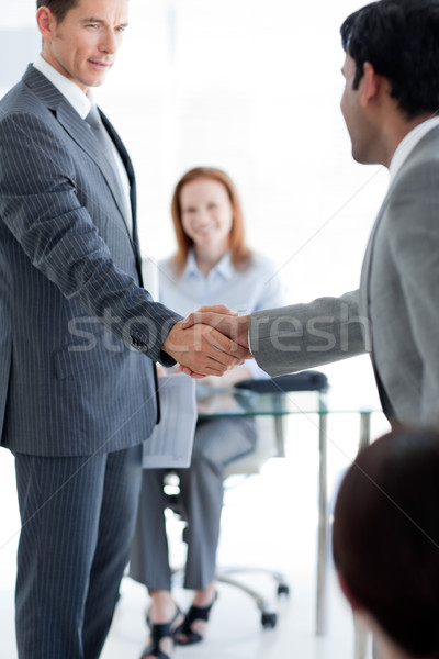 Empresários saudação outro entrevista de emprego escritório negócio Foto stock © wavebreak_media