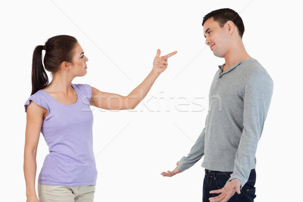 Foto stock: Jóvenes · femenino · amigo · blanco · amor · fondo