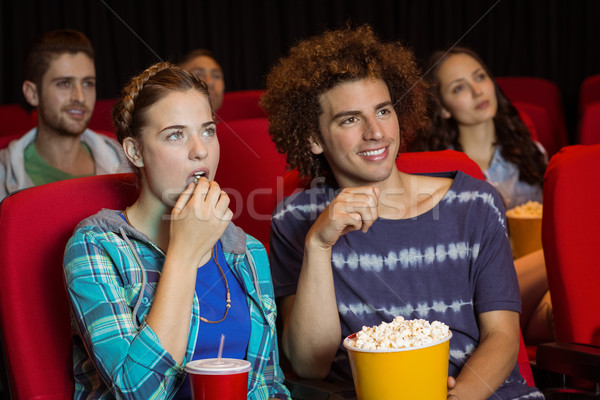 Young couple watching a film Stock photo © wavebreak_media