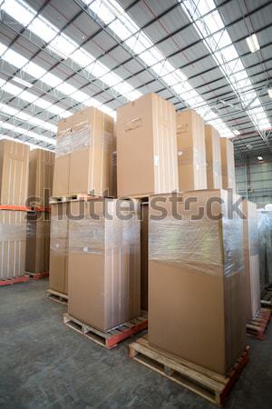 Forklift machine in warehouse Stock photo © wavebreak_media