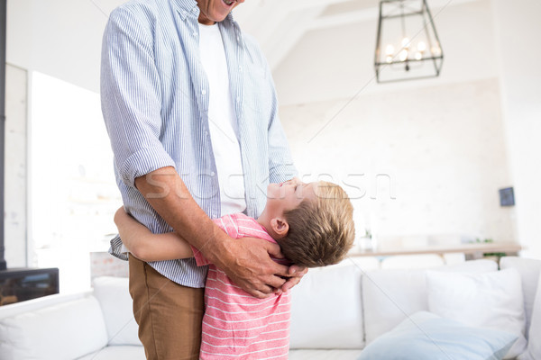 Feliz hijo de padre otro salón casa Foto stock © wavebreak_media