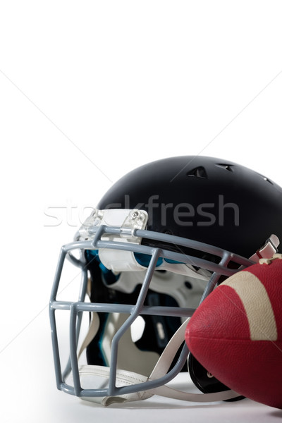 Sportowe kask amerykański piłka nożna biały Zdjęcia stock © wavebreak_media