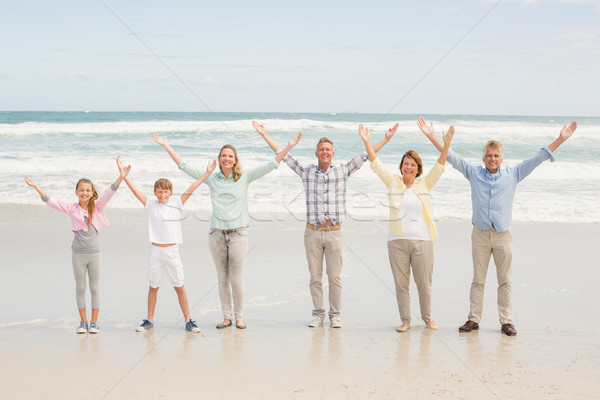 Multi generation family standing beside one another Stock photo © wavebreak_media