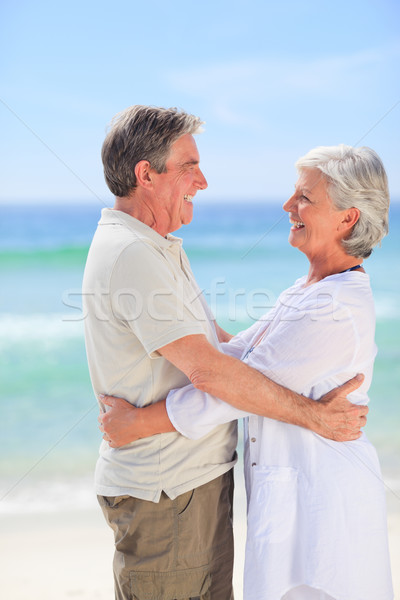 Ancianos hombre esposa feliz caminando Foto stock © wavebreak_media