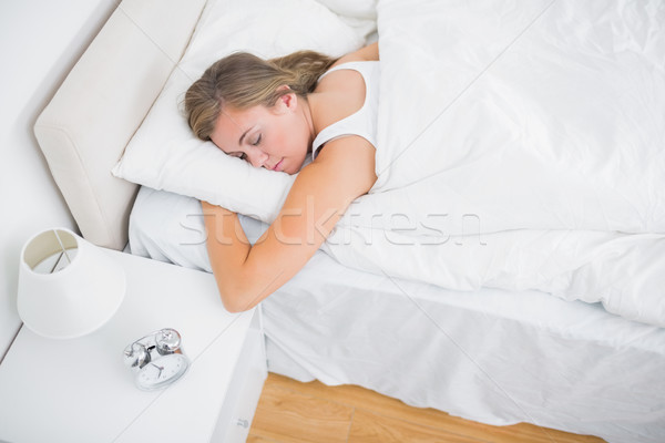 Hight angle view of serene woman sleeping Stock photo © wavebreak_media