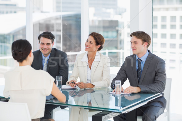 кандидат служба бизнеса человека заседание Сток-фото © wavebreak_media
