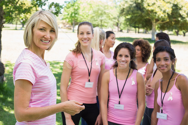 Confident participants at breast cancer campaign  Stock photo © wavebreak_media
