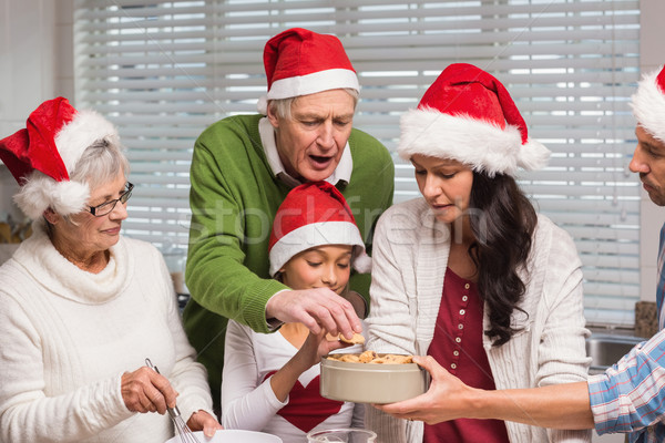 Multi-generation family baking together Stock photo © wavebreak_media