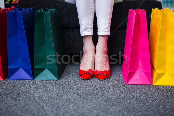 Mujer muchos moda boutique Foto stock © wavebreak_media