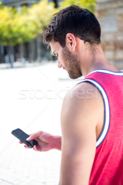 Bonito atleta texto Foto stock © wavebreak_media