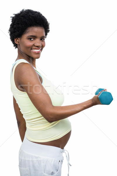 беременная женщина белый женщину счастливым Сток-фото © wavebreak_media