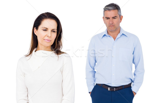 Angry couple ignoring each other Stock photo © wavebreak_media