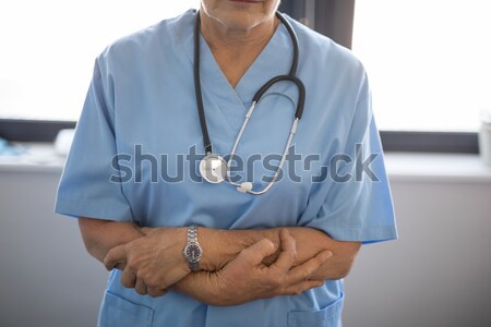 Enfermeira tanto mãos branco Foto stock © wavebreak_media