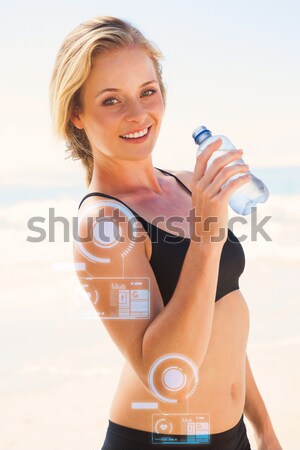 Souriant jeune femme photos blanche fille [[stock_photo]] © wavebreak_media