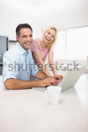 Woman getting angry about her laptop Stock photo © wavebreak_media