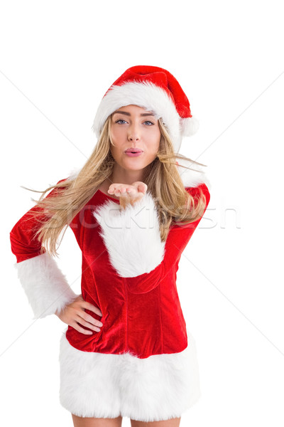 Pretty santa girl smiling at camera Stock photo © wavebreak_media