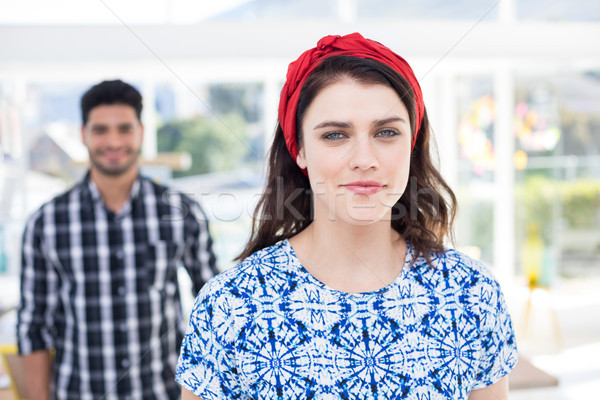 Couple standing together in the office Stock photo © wavebreak_media