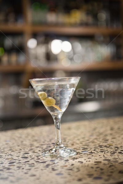 Vue cocktail contre pub bar boire [[stock_photo]] © wavebreak_media
