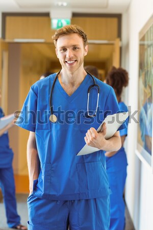 Portrait of woman vet smiling and posing Stock photo © wavebreak_media