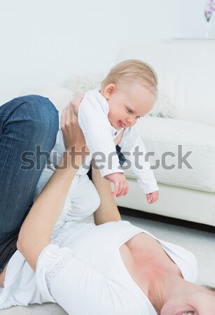 Lächelnd Kind medizinischen Bett Krankenhaus glücklich Stock foto © wavebreak_media