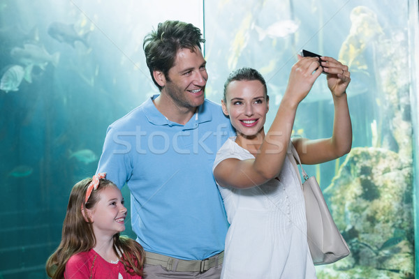 Happy family taking a selfie Stock photo © wavebreak_media