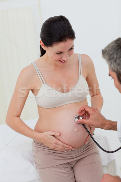 妊婦 婦人科医 白 女性 笑顔 ストックフォト © wavebreak_media