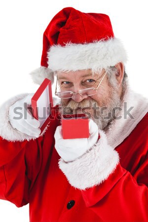 商业照片: 图像    圣诞老人    灰色 / santa claus carrying sack