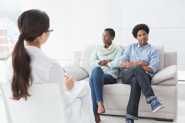 Couple not talking to each other Stock photo © wavebreak_media