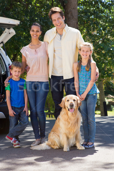 Happy family getting ready for road trip Stock photo © wavebreak_media