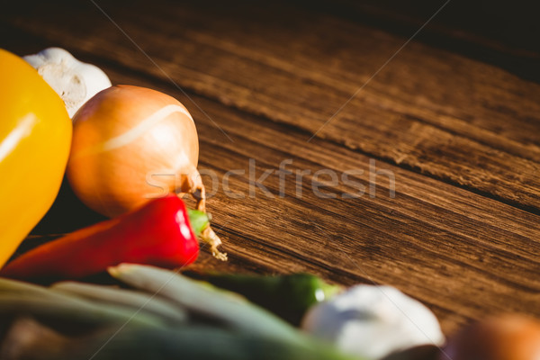 Vegetables laid out on table Stock photo © wavebreak_media