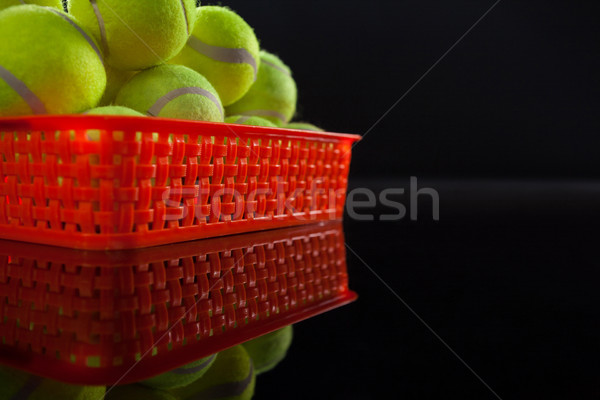 Floresan sarı tenis kırmızı Stok fotoğraf © wavebreak_media