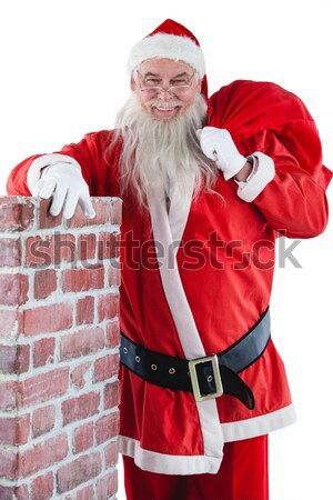 肖像 聖誕老人 袋 充分 禮品 商業照片 © wavebreak_media