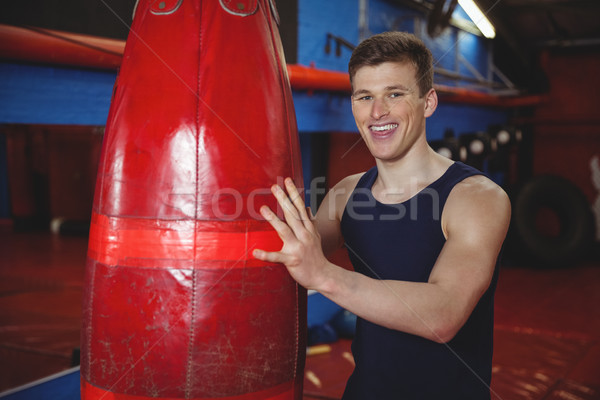 拳擊 微笑 健身 工作室 商業照片 © wavebreak_media