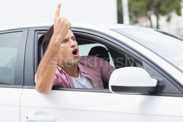 Man having road rage Stock photo © wavebreak_media
