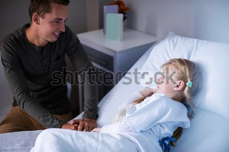 Mother and daughter not talking after argument Stock photo © wavebreak_media
