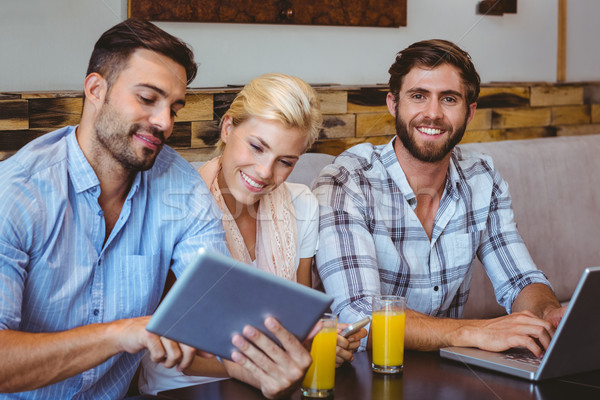 Stock photo:  Friends hanging out