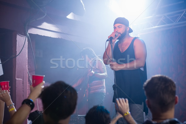 певицы этап ночном клубе музыку человека Сток-фото © wavebreak_media