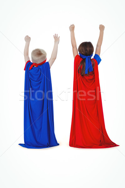 Masked kids pretending to be superheroes Stock photo © wavebreak_media