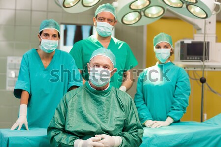 Orvosi csapat beteg sebészi szoba férfi Stock fotó © wavebreak_media