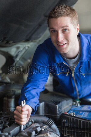 Confused it professional with sound card and ram in front of ope Stock photo © wavebreak_media