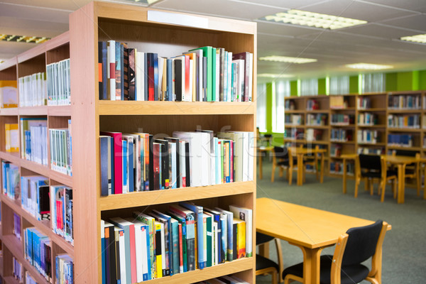  Volumes of books on bookshelf in library  Stock photo © wavebreak_media