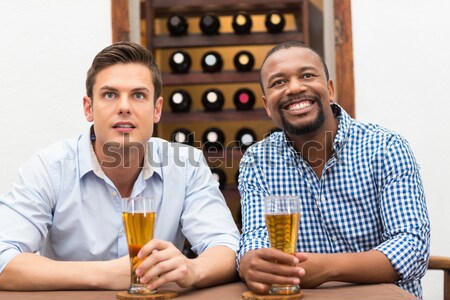 Stock photo: Portrait of friends in van